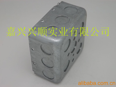 嘉興市興順實業 專業供應高品質美式標準UL金屬接線盒（4*4線纜盒）